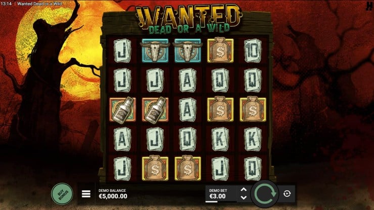 Wanted Dead or a Wild at HellSpin